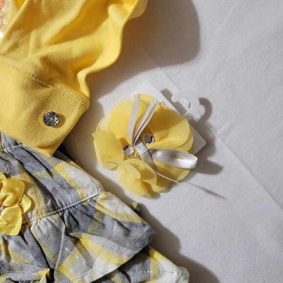 Gymboree Bright Owl size 4 shirt, skort & pony holder NWT set. - Picture 5 of 5